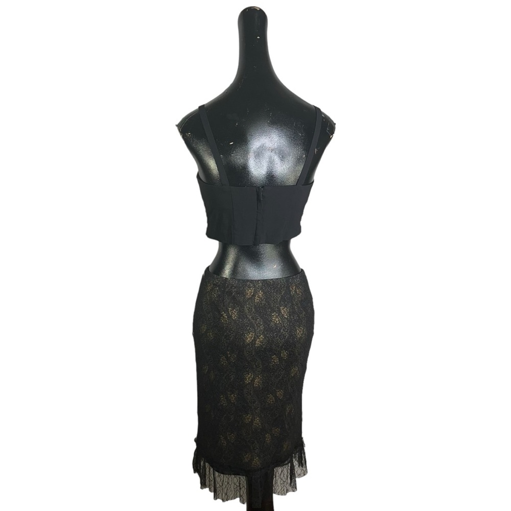 Vintage Studio F Collection black crop top - Picture 4 of 10